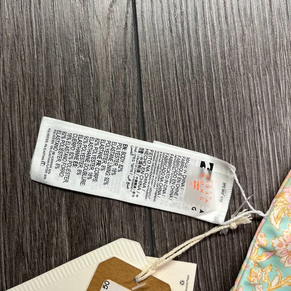 Billabong Love High Neck Girls Swim Top Tie Off New NWT - Picture 4 of 5